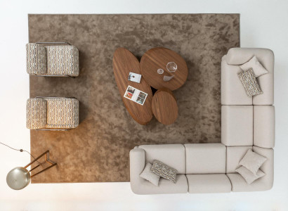 Corner sofa Corner sofa Upholstery Furniture Corner suite Sofa set L-shape 2x Armchair